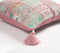 Embroidered Patchwork Cotton Tasseled Cushion Cover
