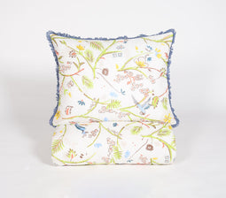 Embroidered Printed Cotton quilt & 2 Shams