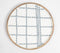 Enameled Checks Mango Wood Dinner Plate