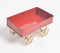 Enameled Iron Scarlet Serving Cart