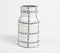 Enamelled Mango Wood Monochrome Flower Vase