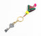 Ethnic Charm Pom-pom Keychain