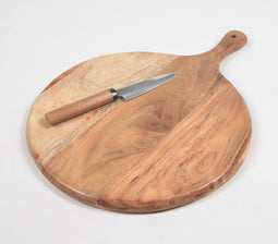 Farmhouse Raw Acacia Wood Chopping Board Eco