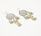 Ethnic 'Goddess Prowess' Metallic Coin Dangle Earrings