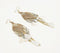 Feathered & Beaded Boho-Chic Earrings