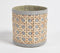 Faux Leather Grey Planter