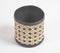 Faux Leather Black Planter