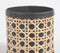 Faux Leather Black Planter