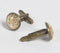 Floral Antique Metal Cuff Links