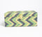 Forest Chevron Tusser Silk Jewelry Box