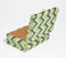 Forest Chevron Tusser Silk Jewelry Box