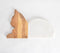 Feline Marble & Wood Cheese board