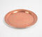 Floral Bronze-Toned Round Charger Plate