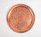 Floral Bronze-Toned Round Charger Plate