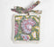Floral Green Cotton Coasters (Set of 6)