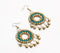 Ethnic Beaded Bell Embellished earrings