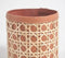 Faux Leather Tan Planter