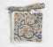 Floral Grey Cotton Coasters (Set of 6)