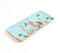 Floral Motif Enameled Wooden Tray