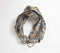 Floral Grey Block Printed Hairband