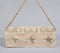 Farmhouse Distress White Wood & Jute Star Hanging Candle Holder