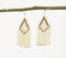Glass Beaded Monochrome Dangle Earrings
