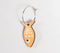 Fish Printed MDF Wine Glass Charms (Set of 6)