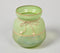 Frosted Green Glass Votives (Set of 2)