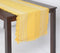 Fringe Borders Yellow Table Runner