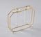 Geometric Glass & Metal Test tube Planter Vases (Set of 3)