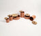 Galvanized Iron Storage Boxes (Set of 6)