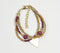 Glass Beaded Layered Bracelet