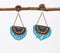 Glass Beaded Boho Drop Earrings