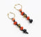 Glass Beaded Drop Earrings