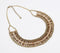 Glass & Iron Beaded Statement necklace