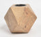 Geometric-Cut Classic Wooden Tealight Holder