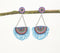 Glass Beaded Bohemian Drop Earrings