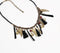 Glass Beads & Iron Charms Boho Necklace