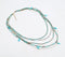 Glass Crystal Beads & Tassel Layered Necklace