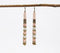 Glass Beaded Pastel Shoulder-Duster Earrings