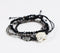 Glass Crystal Beads Black Bracelet