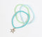 Glass Crystal Ombre Beads Star Bracelet