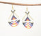 Glass Beaded Chandelier Earrings