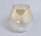 Gold Tones Glass Decorative Votive Jar