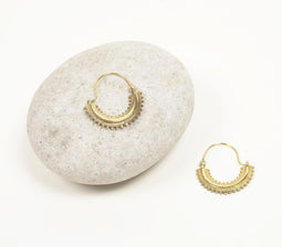 Gold-Toned Boho Hoop Earrings