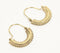 Gold-Toned Boho Hoop Earrings