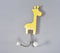 Giraffe-Shaped Wooden Wall Hook