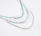 Glass Crystal Beads Layered Necklace