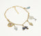Gold-Toned Charms Bracelet with Extension Chain
