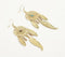 Gold-Toned Dreamcatcher Dangle Earrings